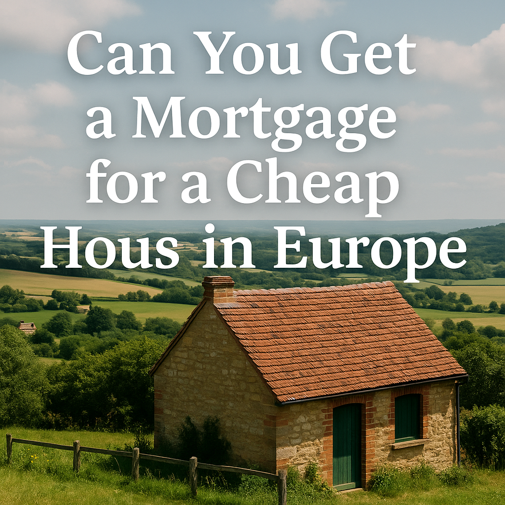 Read more about the article Can You Get a Mortgage for a Cheap House in Europe